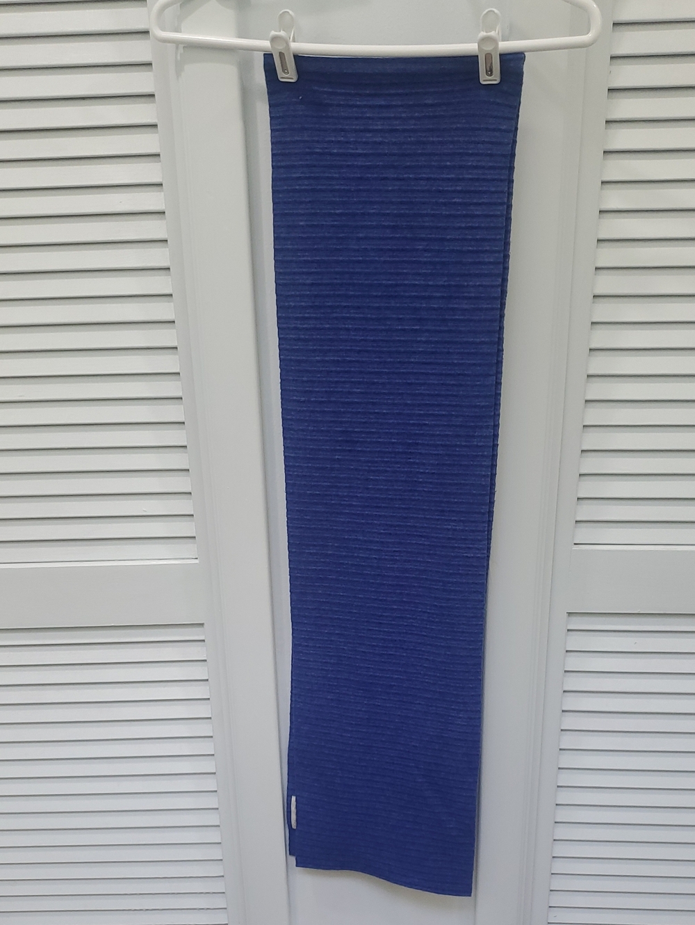 Coldwater Creek Ribbed Scarf - Deep Blue